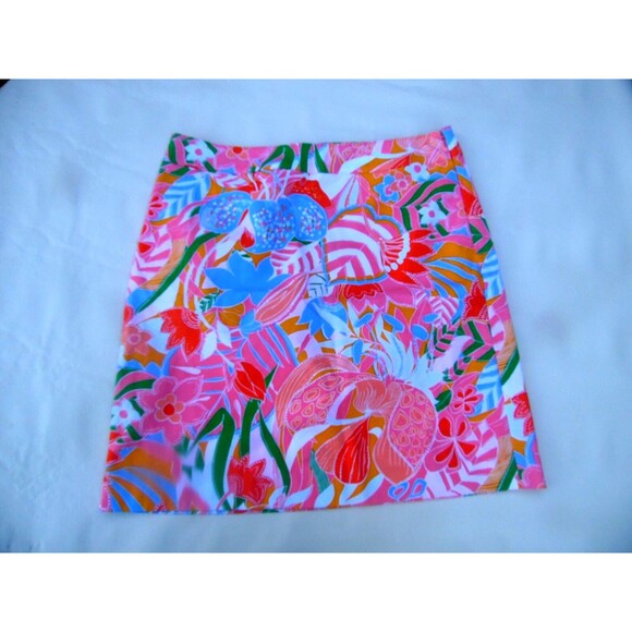 Talbots Skirt Size 8 Multicolor Floral Pattern Knee Length - Picture 1 of 6